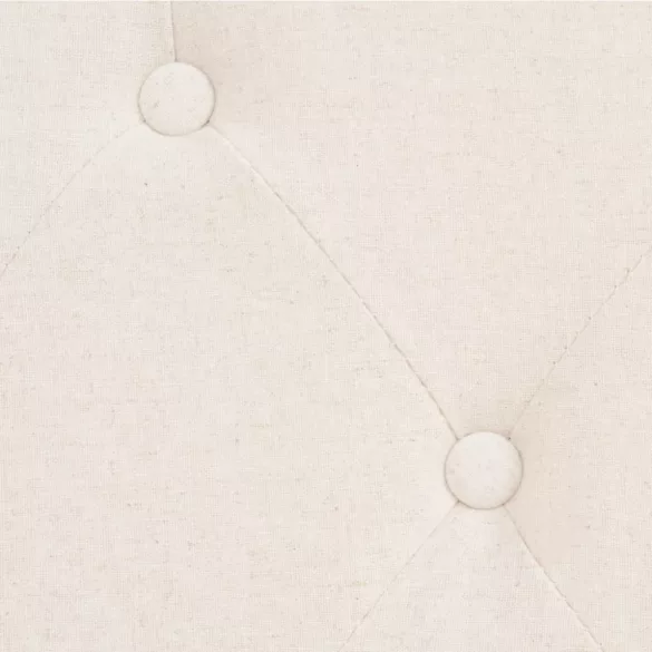 2 személyes krémfehér szövet kanapé