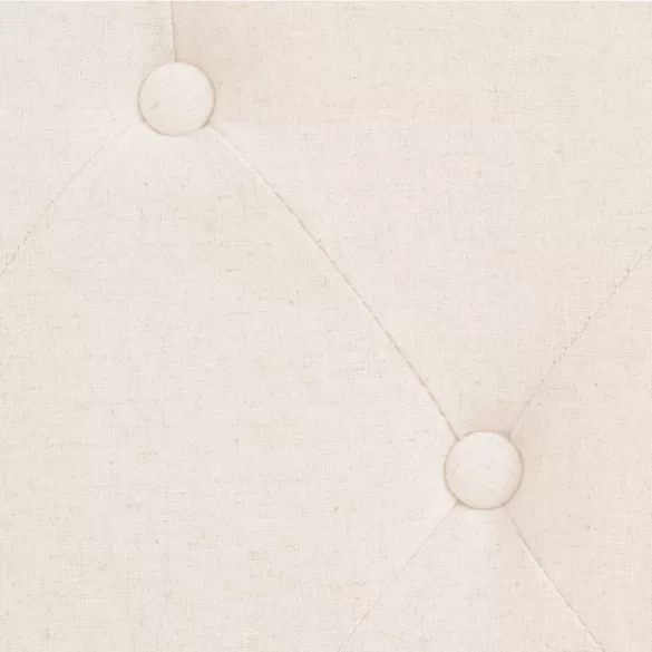 3 személyes krémfehér szövet kanapé