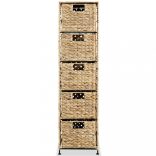 vízijácint tárolóegység 5 kosárral 25,5 x 37 x 100 cm