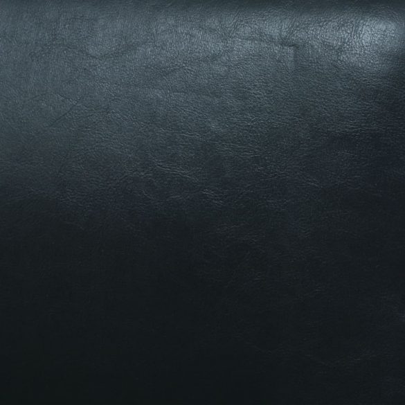 háromszemélyes fekete műbőr kanapé