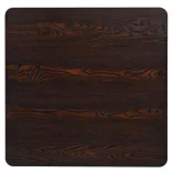 sötét hamuszínű MDF/acél bisztró asztal 80 x 80 x 75 cm