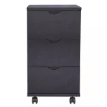 fekete fiókos szekrény 33 x 45 x 60 cm