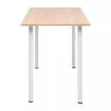 tölgyfa/fehér színű étkezőasztal 120 x 60 x 73 cm