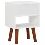 2 db tömör akácfa éjjeliszekrény 40 x 30 x 57 cm