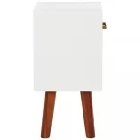 2 db tömör akácfa éjjeliszekrény 40 x 30 x 57 cm