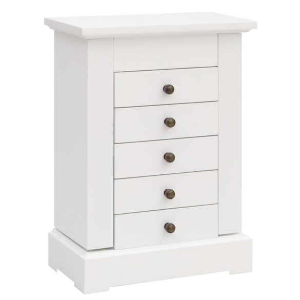 MDF ékszertartó doboz tükörrel 25 x 13,5 x 34 cm