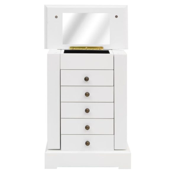 MDF ékszertartó doboz tükörrel 25 x 13,5 x 34 cm