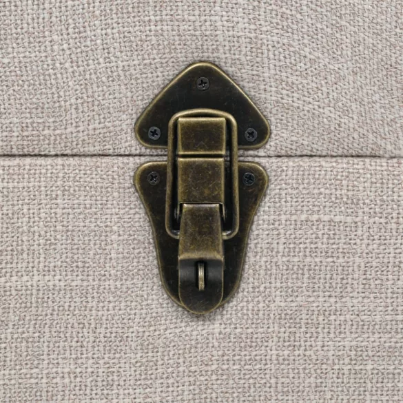 tömör fa és acél tárolópad 111 x 34 x 37 cm