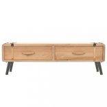 tömör fenyő TV-szekrény 120 x 33 x 35 cm