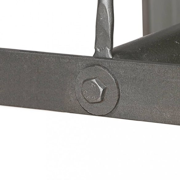 tömör újrahasznosított tíkfa bárasztal 60 x 60 x 107 cm