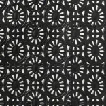 vintage összecsukható fekete fém dohányzóasztal 100x50x45 cm