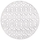 3 részes vintage stílusú antik fehér fém virágállvány-szett