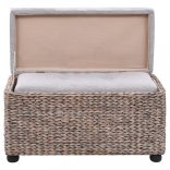 2 darabos szürke tengerifű pad-garnitúra