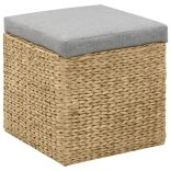 2 darabos szürke tengerifű zsámoly garnitúra