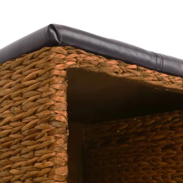 barna tengerifű pad 2 kosárral 71 x 40 x 42 cm