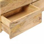 tömör mangófa TV-szekrény 110 x 30 x 40 cm