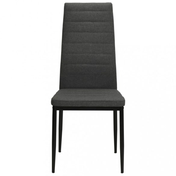 2 db sötétszürke szövet étkezőszék