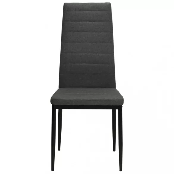 4 db sötétszürke szövet étkezőszék