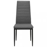 2 db világosszürke szövet étkezőszék