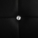 2 db fekete műbőr étkezőszék