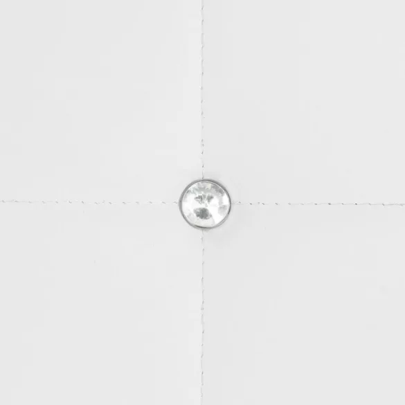 2 db fehér műbőr étkezőszék