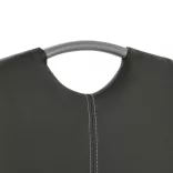 2 db szürke műbőr szánkótalpas étkezőszék