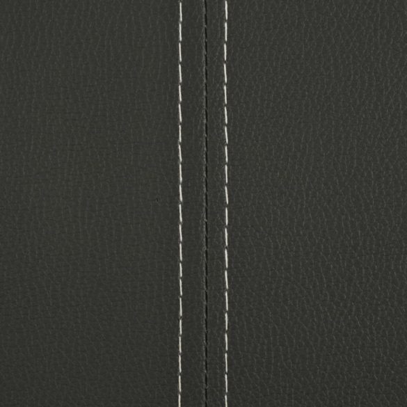 2 db szürke műbőr szánkótalpas étkezőszék