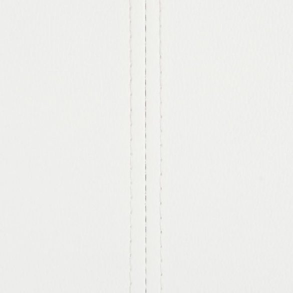 4 db fehér műbőr szánkótalpas étkezőszék