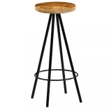 2 db tömör mangófa bárszék