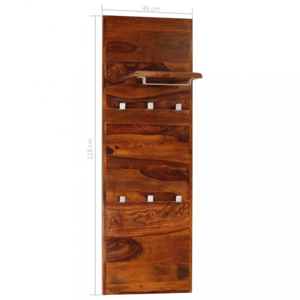 tömör akácfából fogas 118 x 40 cm