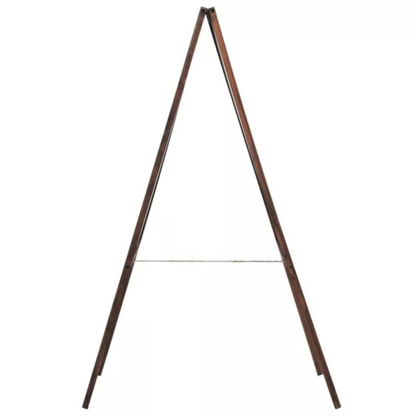 szabadon álló kétoldalas cédrusfa iskolatábla 60 x 80 cm