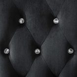 4 db fekete bársony étkezőszék