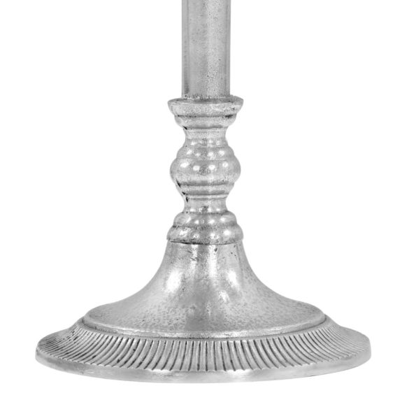 ezüstszínű tömör alumínium pezsgőhűtő 39 x 29 x 71 cm