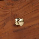 tömör újrahasznosított fa TV-szekrény 140 x 30 x 40 cm