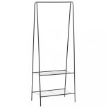 fekete ruhatartó állvány 59 x 35 x 150 cm
