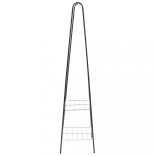 fekete ruhatartó állvány 59 x 35 x 150 cm