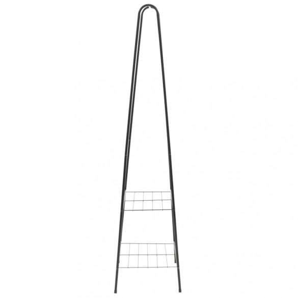 fekete ruhatartó állvány 59 x 35 x 150 cm