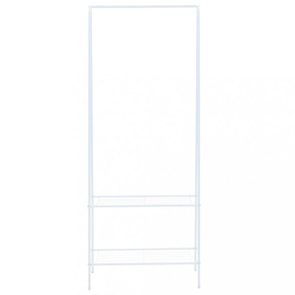 fehér ruhatartó állvány 59 x 35 x 150 cm