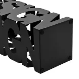 fekete acél esernyőtartó DESIGN" felirattal"