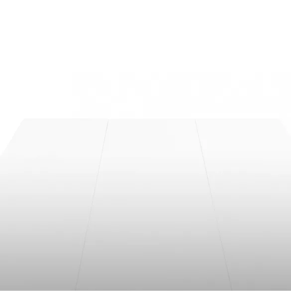 magasfényű fehér étkezőasztal 179 x 89 x 81 cm