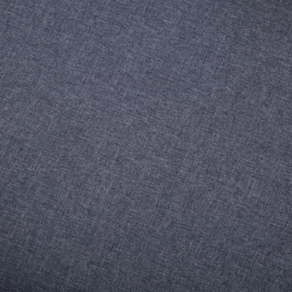 sötétszürke szövet kárpitozású lábzsámoly 73 x 43 x 42 cm