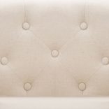 bézsszínű szövetfotel