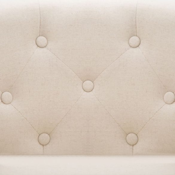 bézsszínű szövetfotel