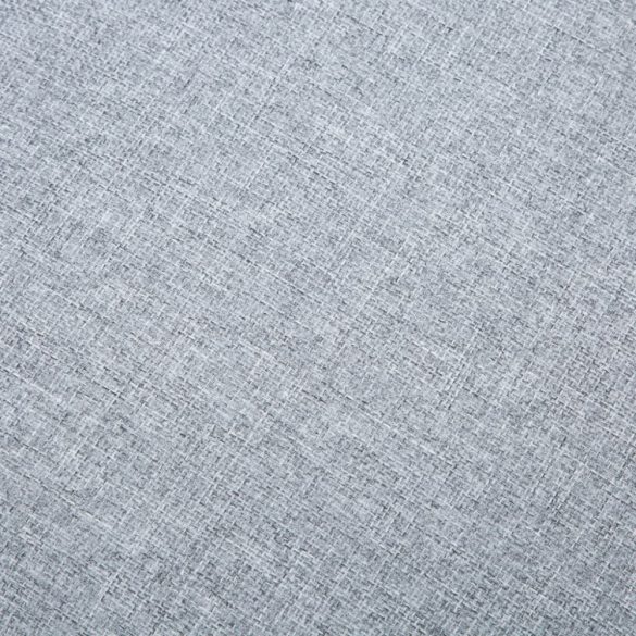 L-alakú világosszürke szövet kanapé 171,5 x 138 x 81,5 cm