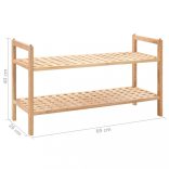 tömör diófa cipőtartó 69 x 26 x 40 cm