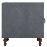 szürke szövet karosszék