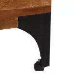 tömör újrahasznosított fa TV-szekrény 118 x 35 x 45 cm