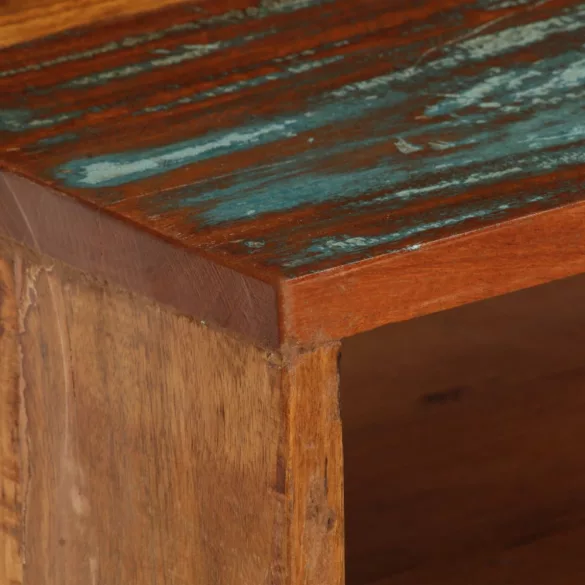 tömör újrahasznosított fa TV-szekrény 118 x 35 x 45 cm