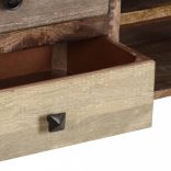 tömör mangófa TV-szekrény 118 x 30 x 40 cm