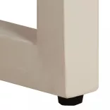 tömör mangófa és acél dohányzóasztal 100 x 50 x 35 cm